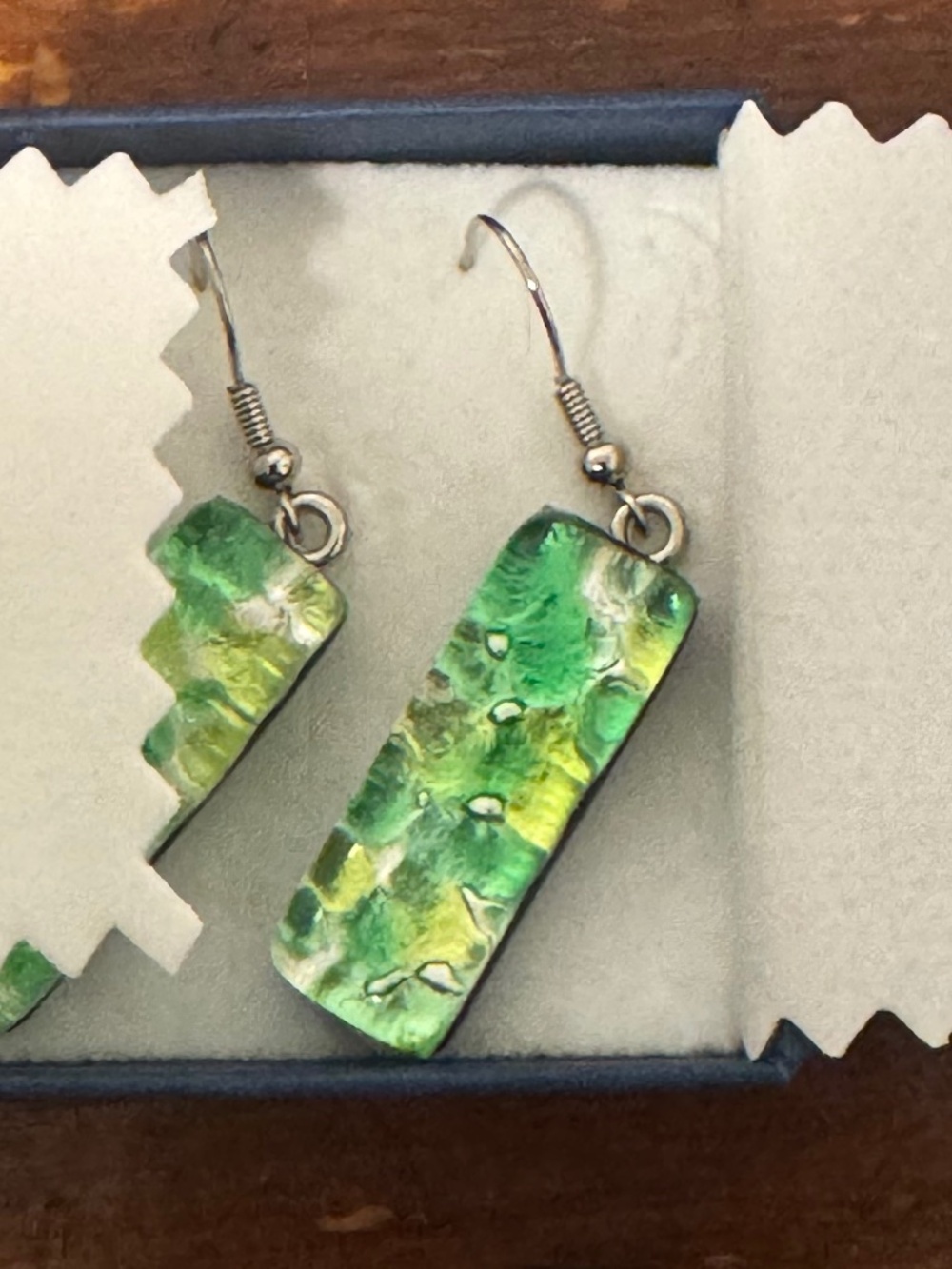 Vatican Murano Glass Earrings Made In Italy